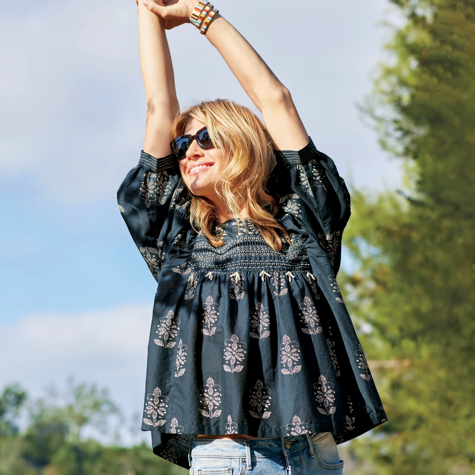 Masha Embroidered Top