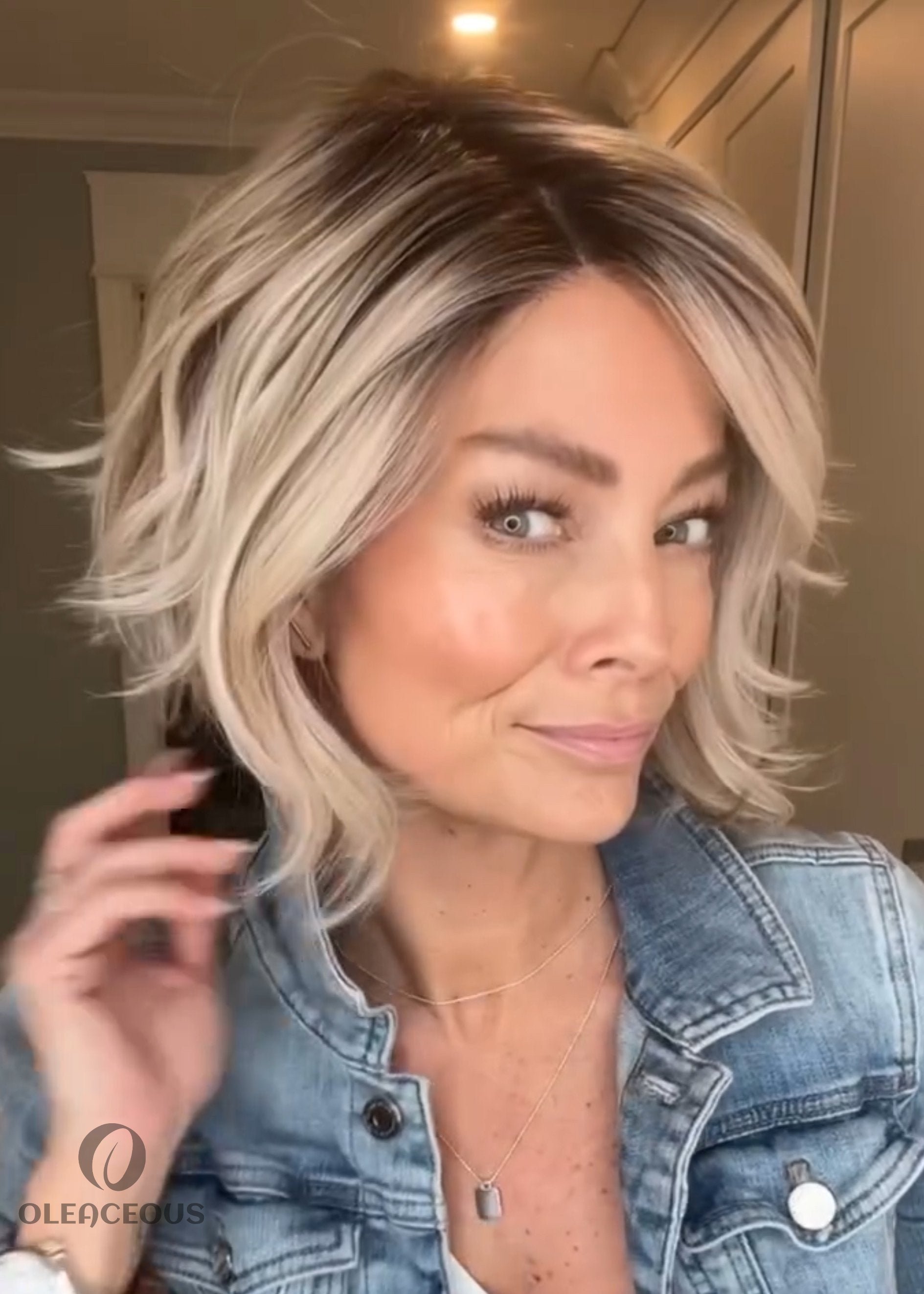 NEW! 🎁 A-line Bob with waves wig