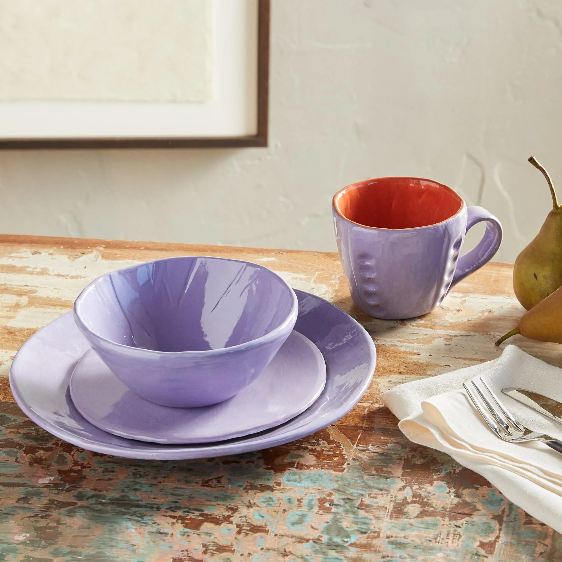 Mix It Up Dinnerware, 4-piece Place Setting