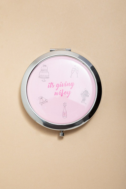 Its Giving Wifey Compact Mirror