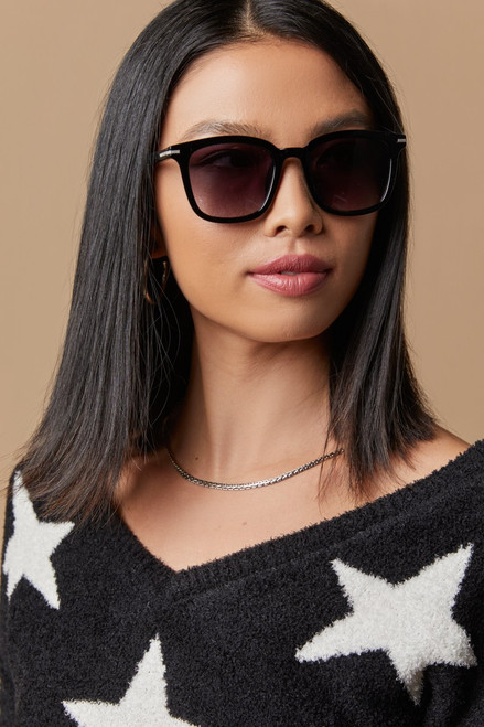 Elliot Geo Wayfarer Sunglasses