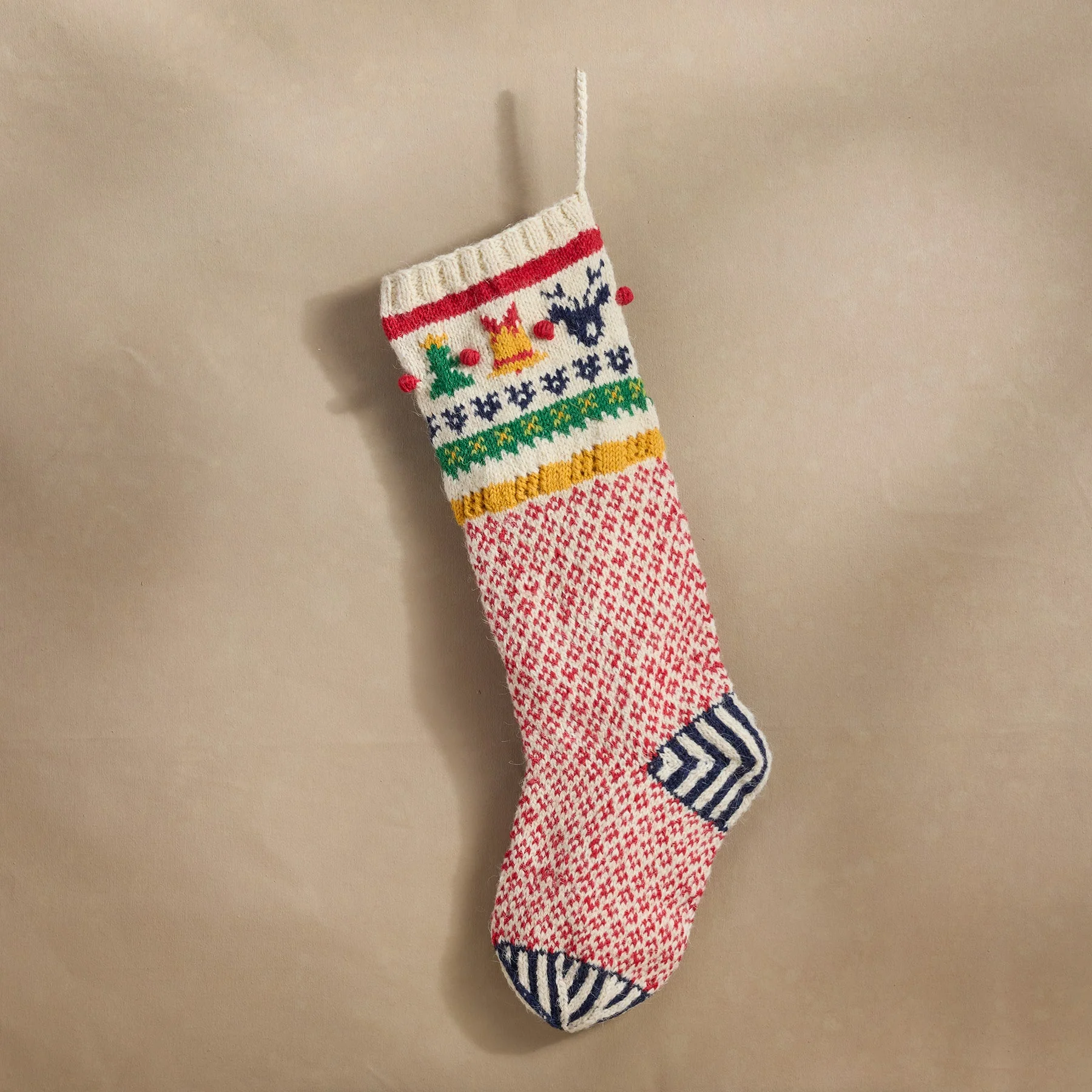 Heirloom Merry Holiday Stocking