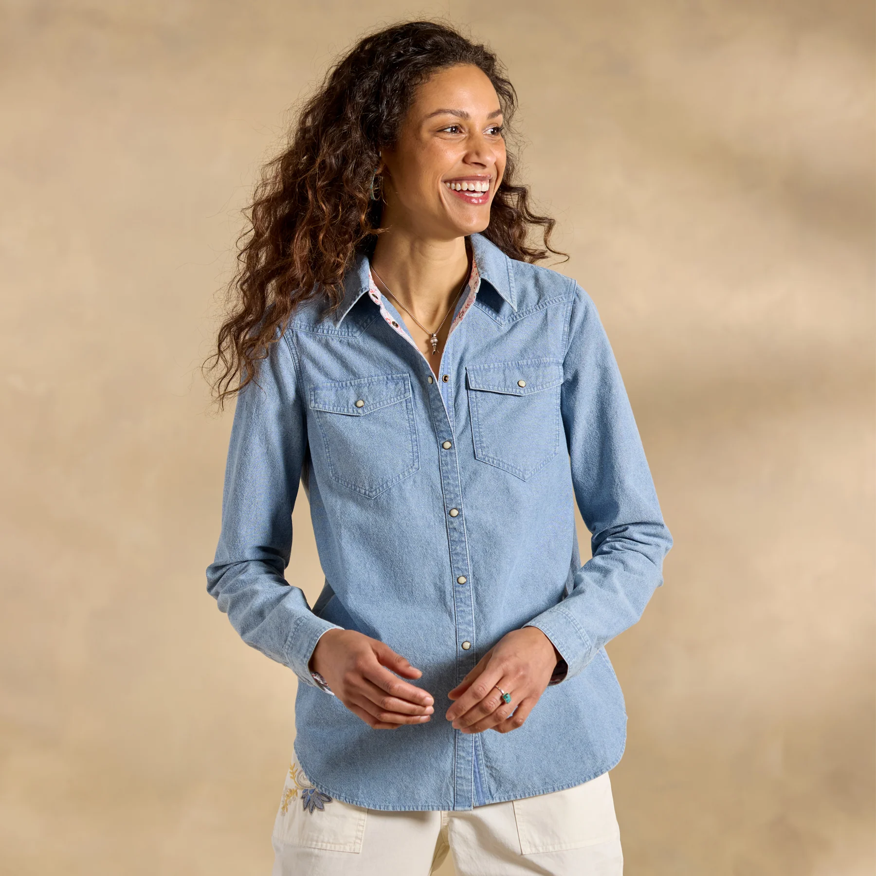 Willow Chambray Shirt, Petite