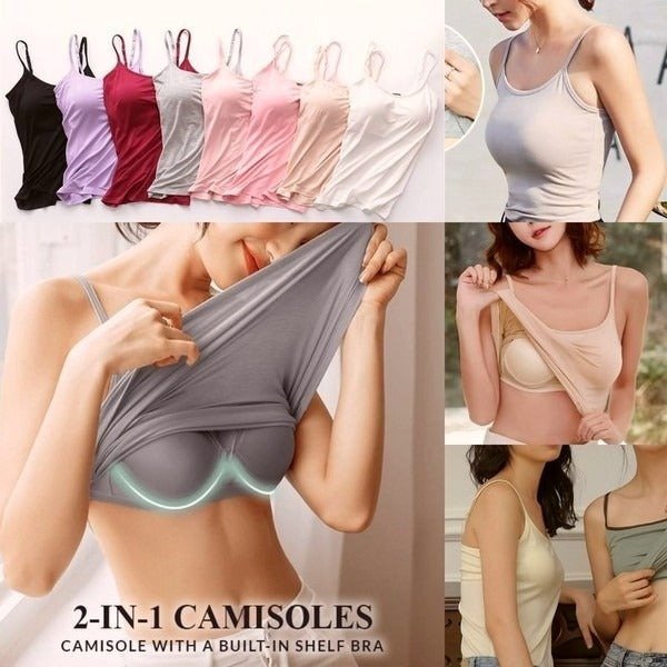 2025 Summer Sale 50% Off - Tank With Built-In Bra