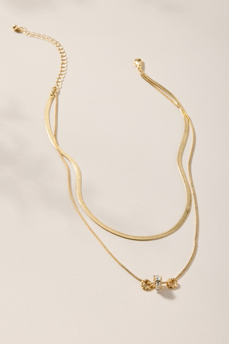 Gina Layered Snake Chain Necklace