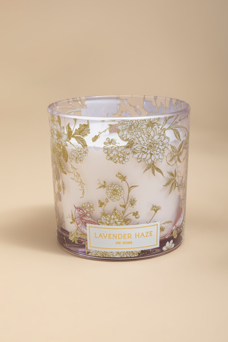 DW Home Secret Garden Lavender Haze 12oz Candle Jar