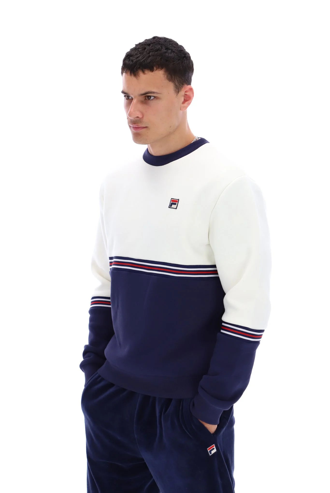 Fila Attwood Colour Block Sweatshirt