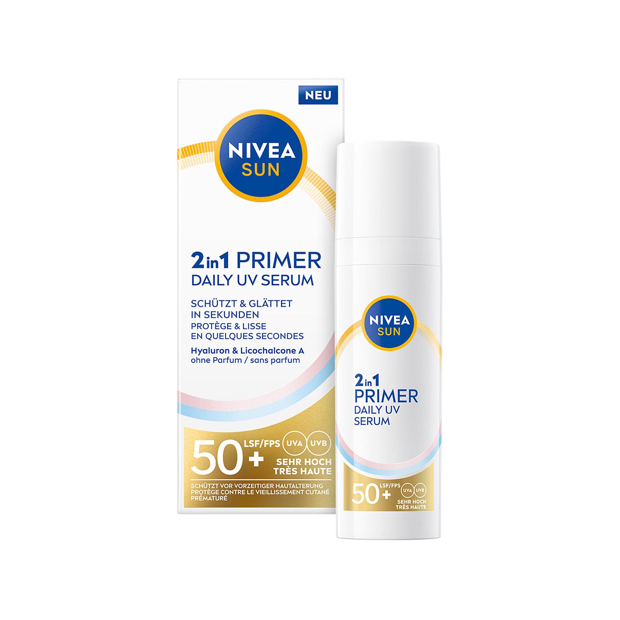 NIVEA SUN UV Face 2in1 Primer Daily UV Serum LSF 50+