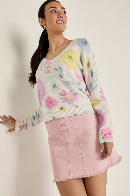 Catherine Denim Mini Skirt