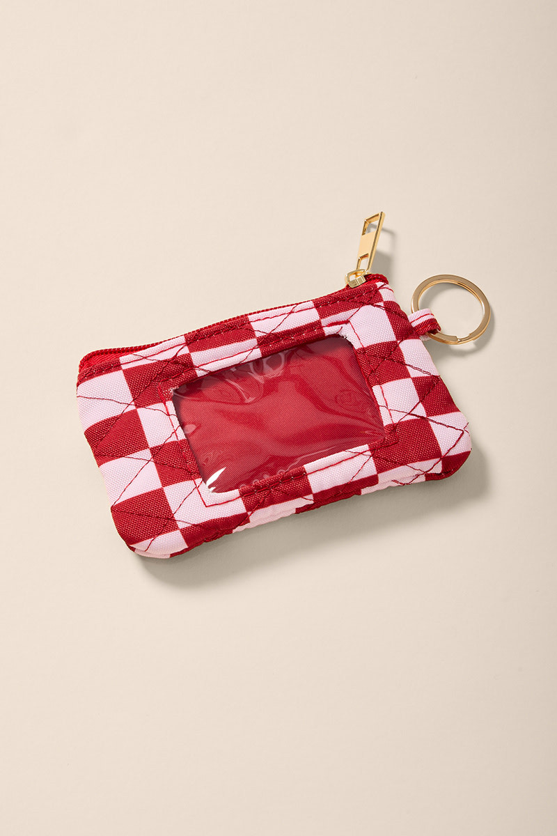 Jasmine Quilt Checkered Card Case