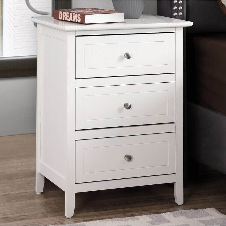 Solid + Manufactured Wood Nightstand