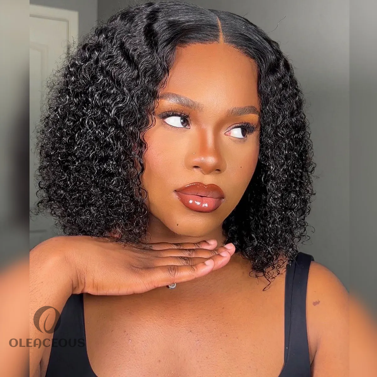 Glueless Super Fluffy Afro Kinky Curly Wigs Black Hair