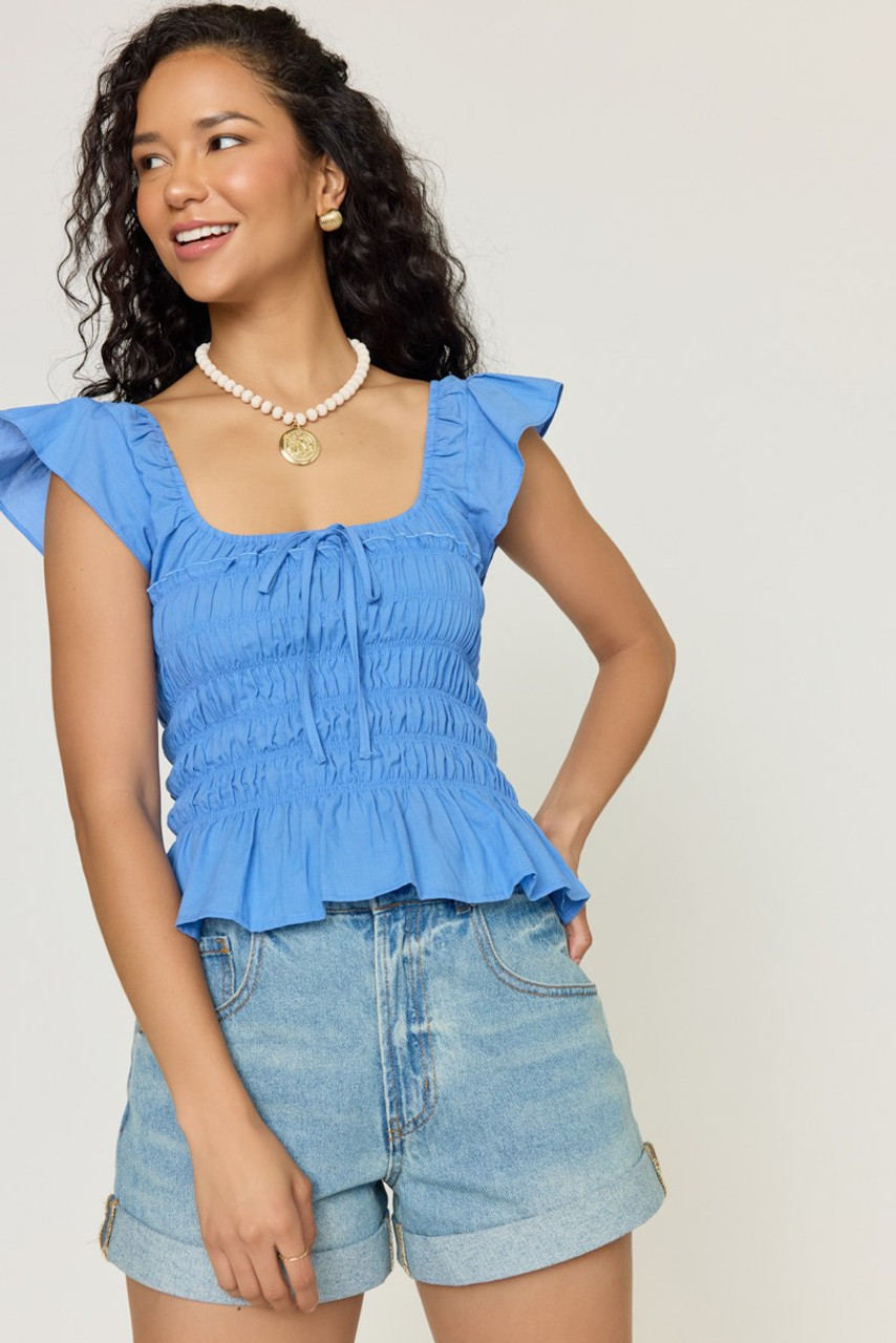 Nicky Cuffed Denim Shorts