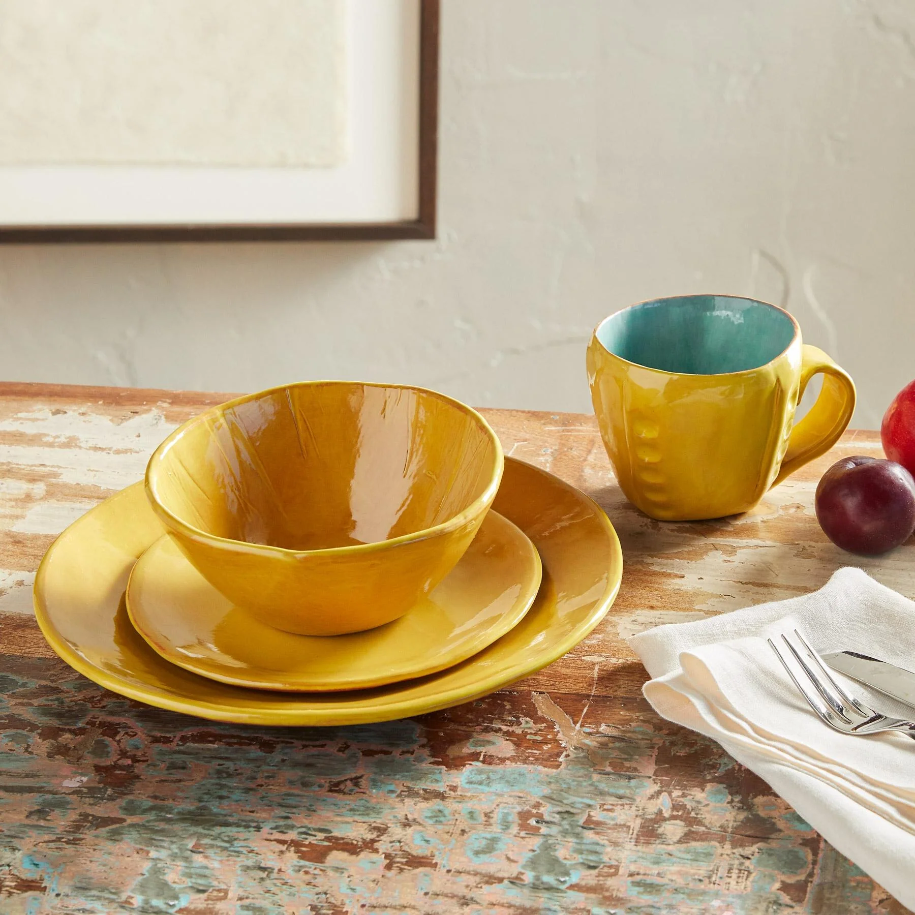 Mix It Up Dinnerware, 4-piece Place Setting