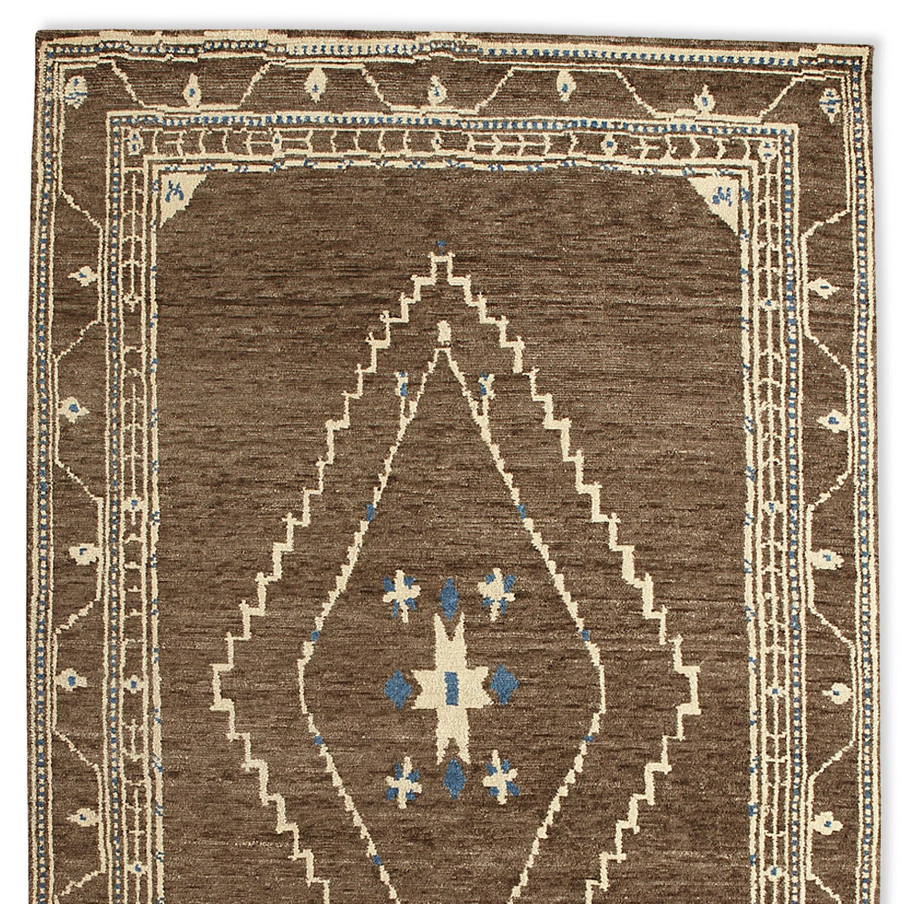 Luria Tibetan Hand Knotted Rug, Large