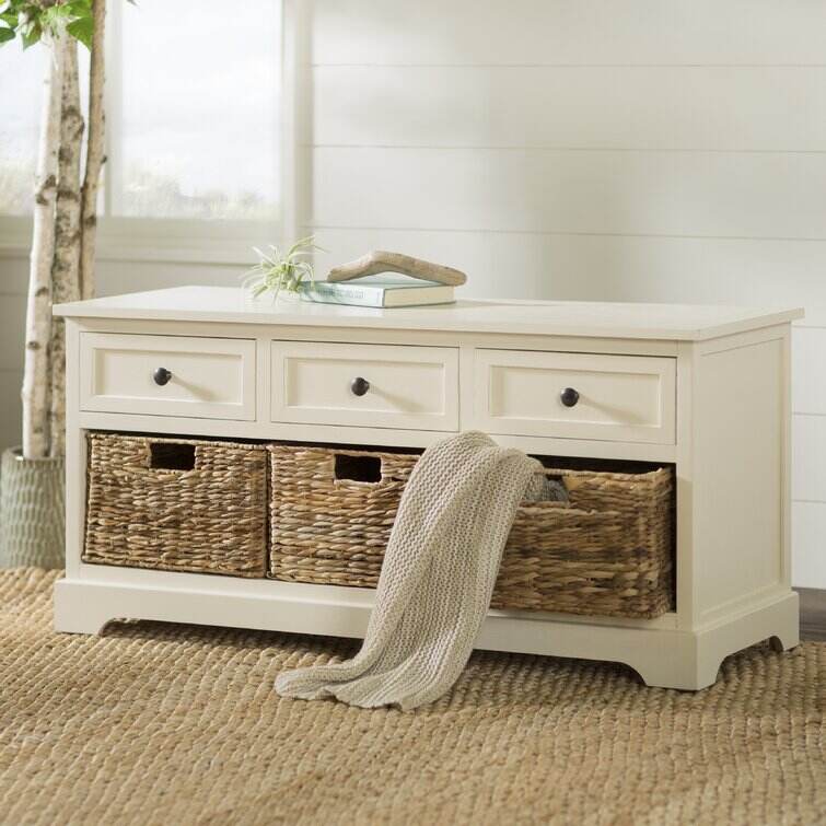 Kaler Drawers Storage Bench