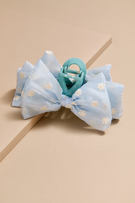 Daisy Bow Hair Claw