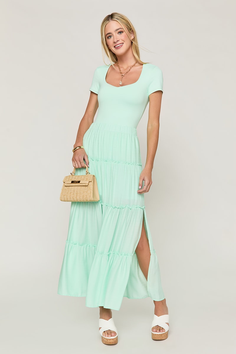 Ophelia Ruffle Tiered Maxi Skirt