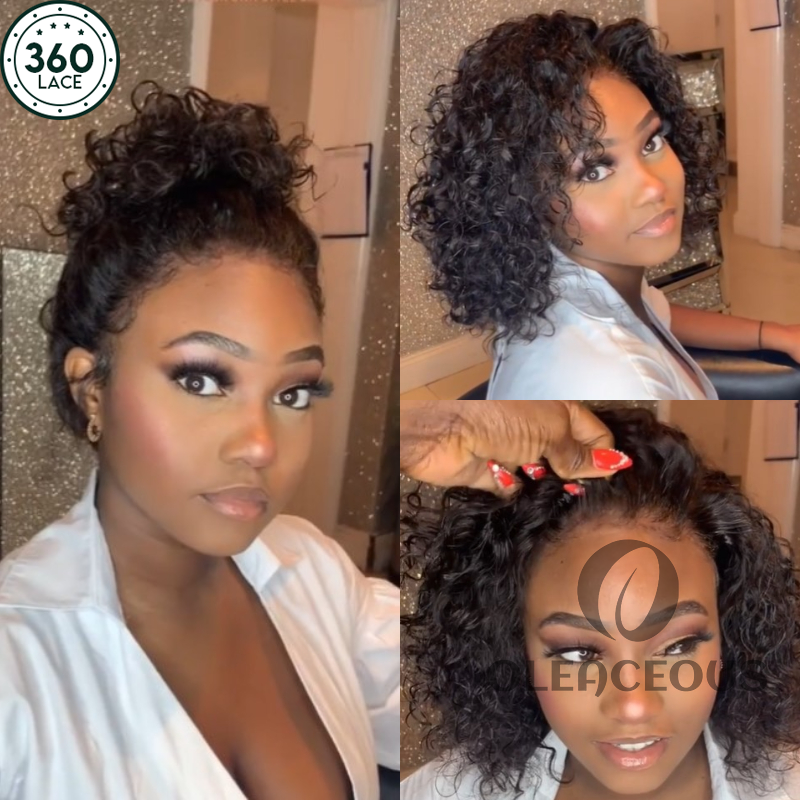 -Glueless 360 Lace Wig Water Wave