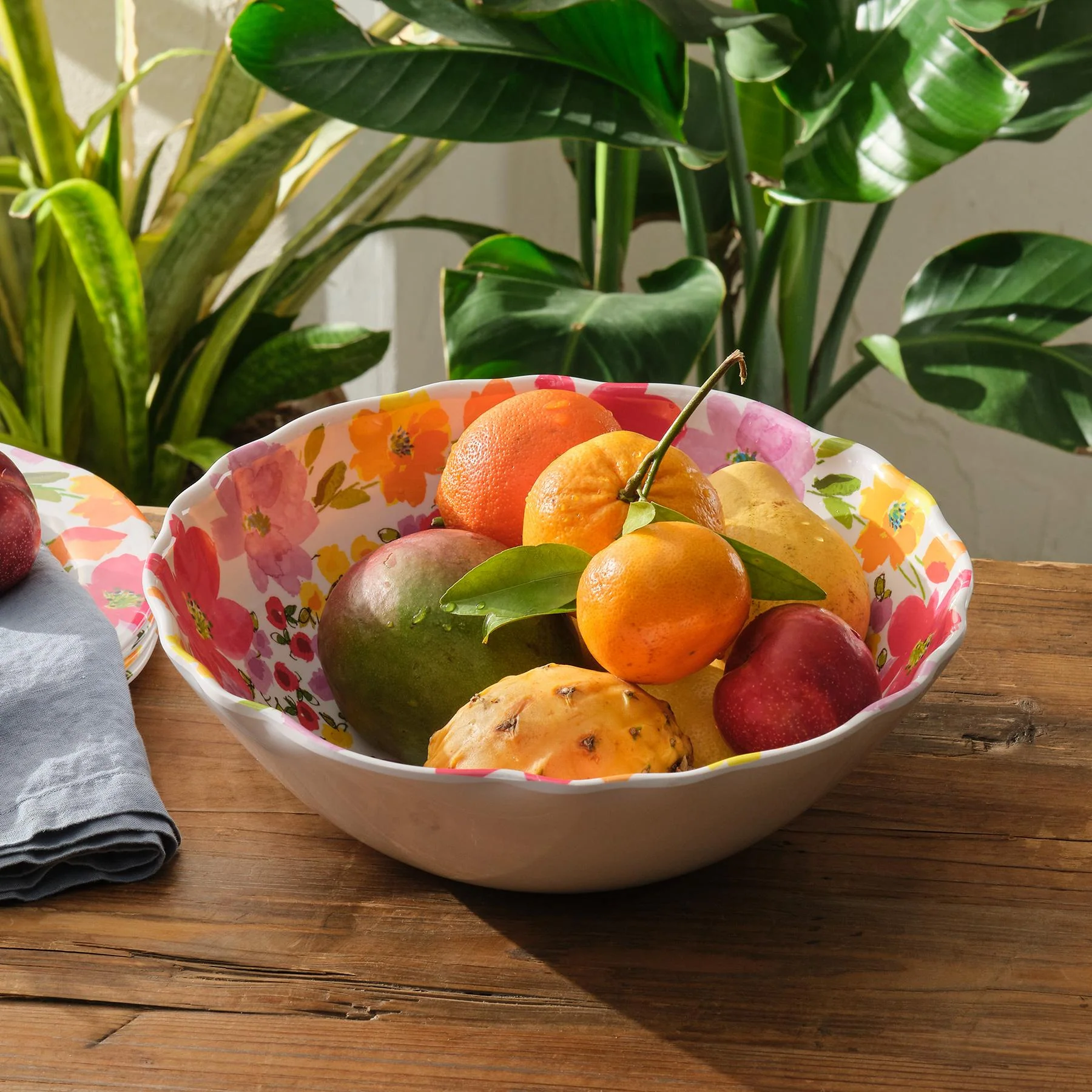 Fanciful Garden Serving Bowl