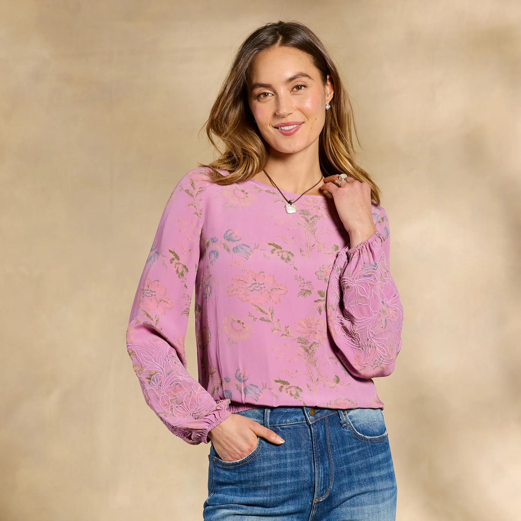 Ernestine Printed Top