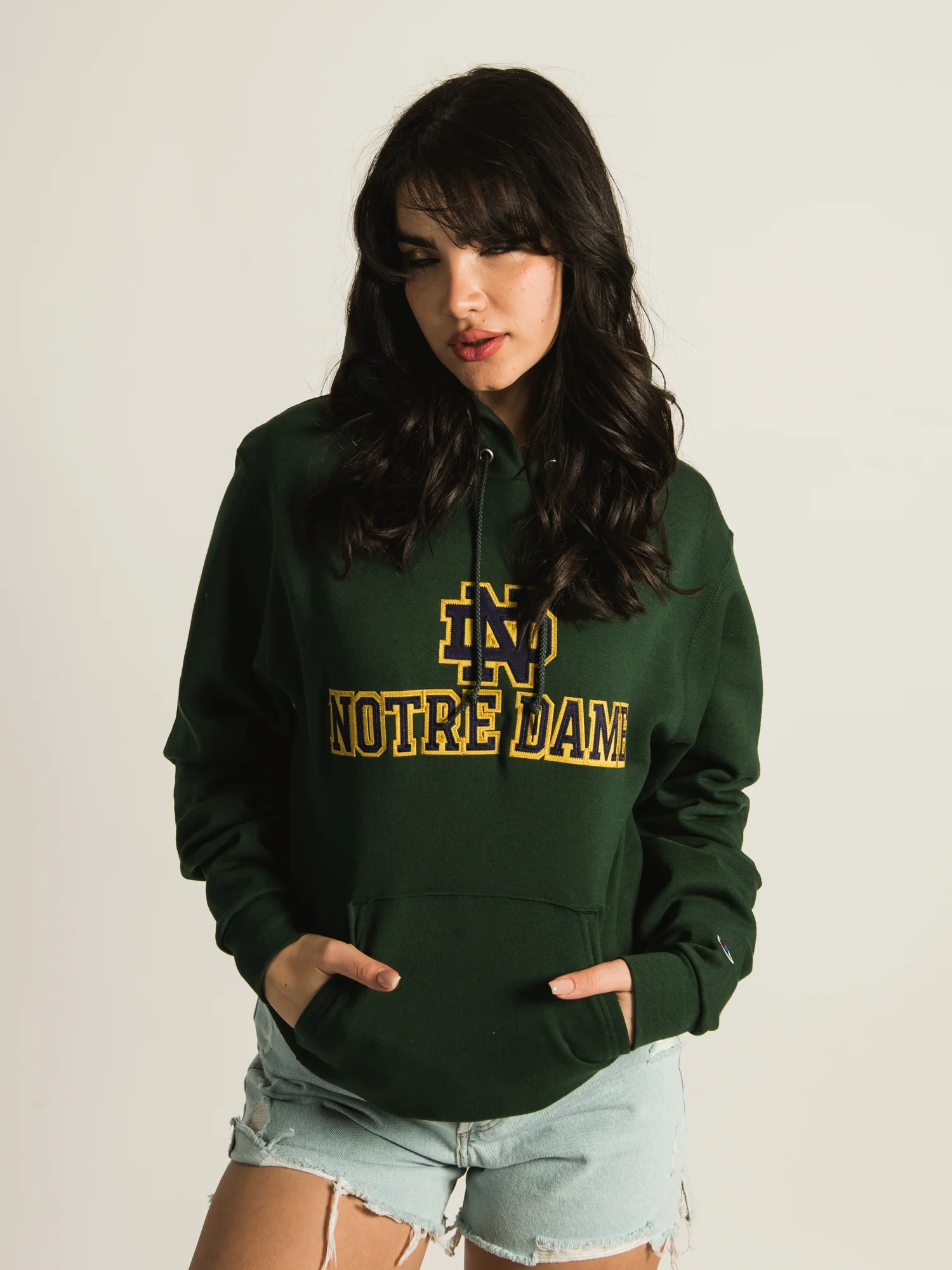 Final inventoryCHAMPION NOTRE DAME PULLOVER HOODIE