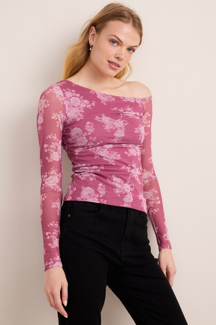 Nora One Shoulder Floral Top