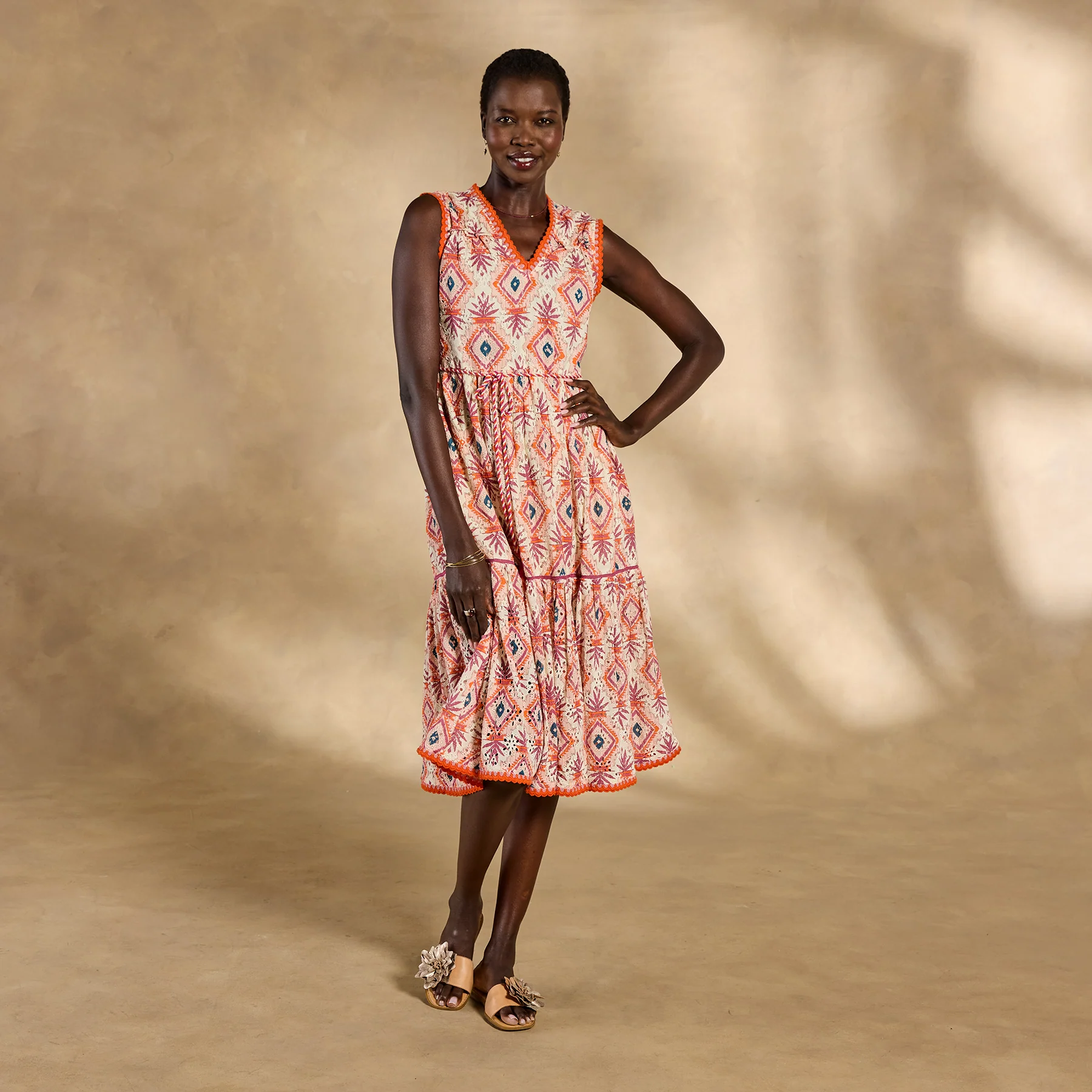 Annetta Eyelet Dress