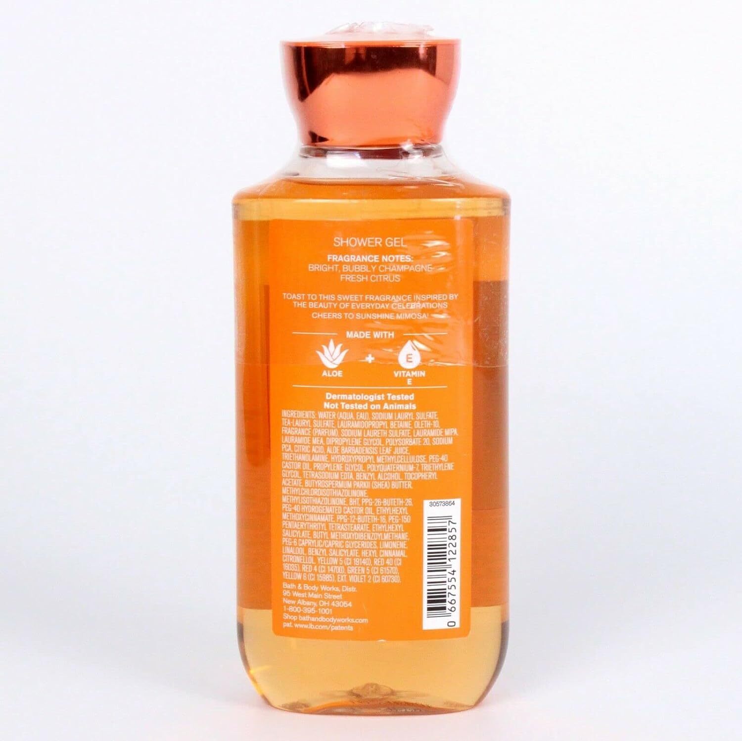 Sunshine Mimosa Shower Gel 10 fl oz 295 mL, 10 Fl Oz (Pack of 1)