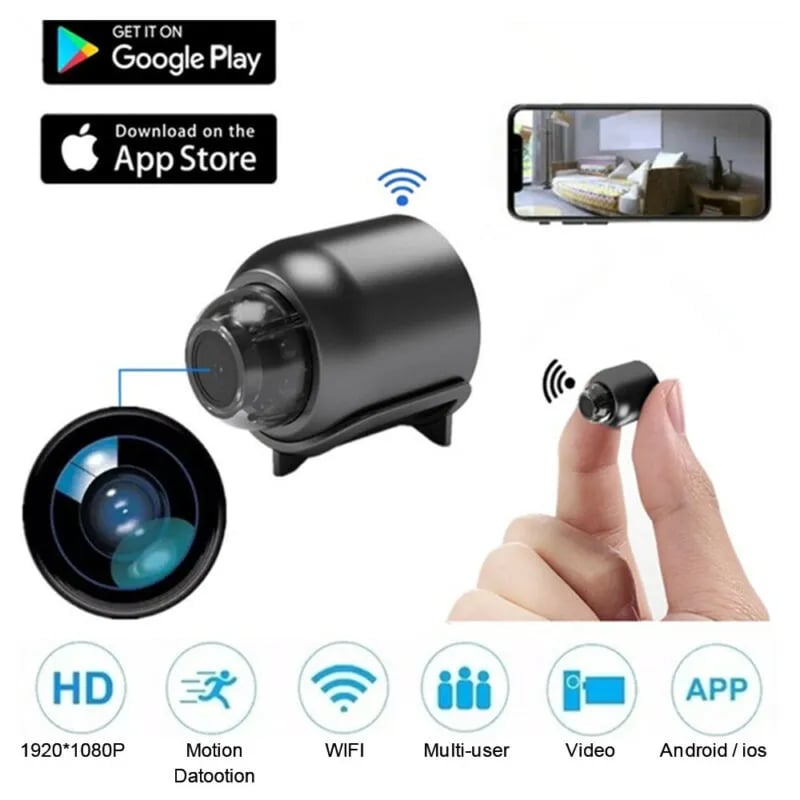 📸Mini Wifi Camera 1080P HD - Night Vision Included