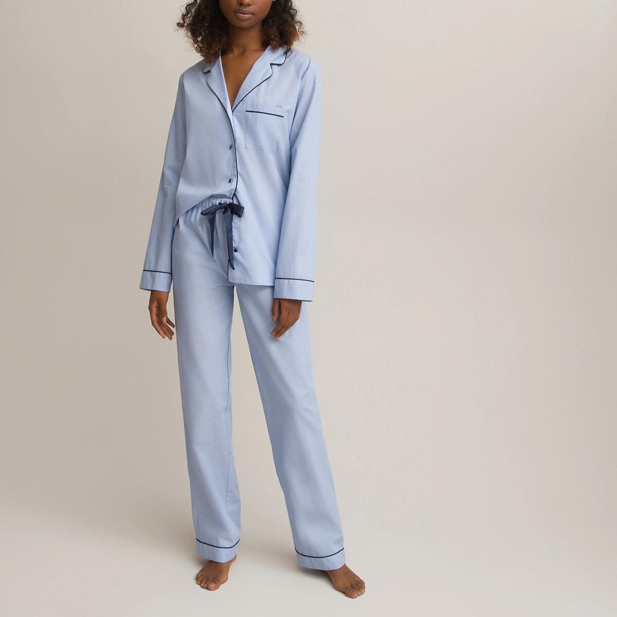 La Redoute Collections Pyjama Signature in Chambray-Optik