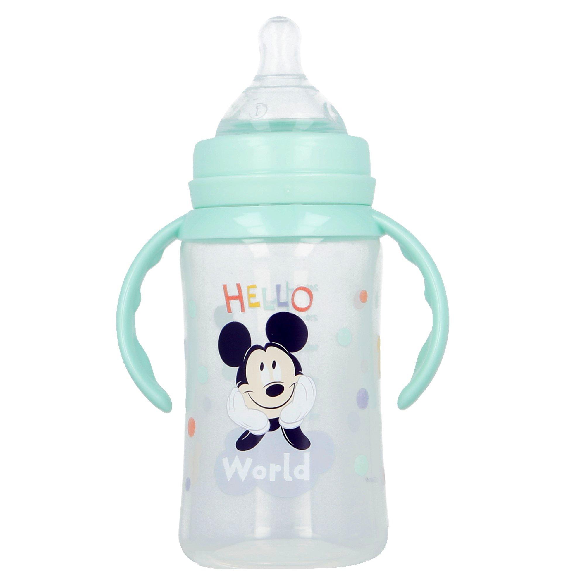 Stor Babyflasche 360 ml mit Griff - Mickey Mouse