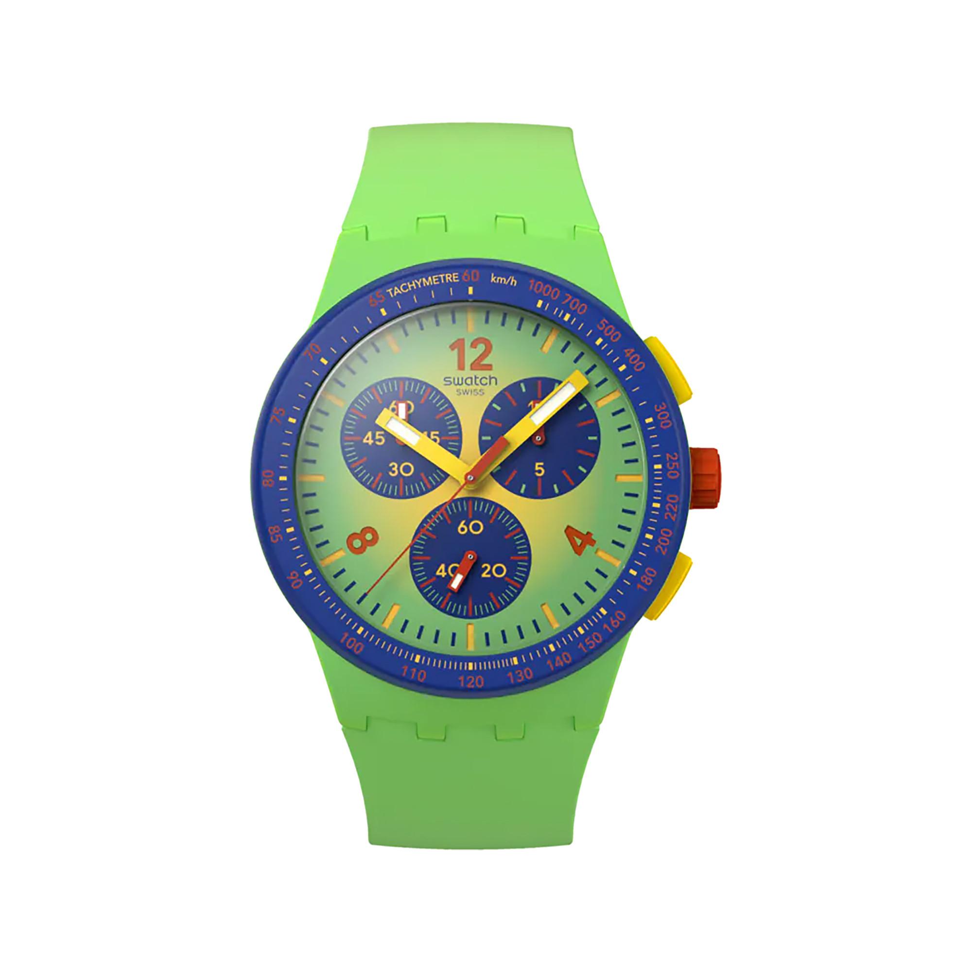 swatch FLOWING FRESHLYChronograph Uhr
