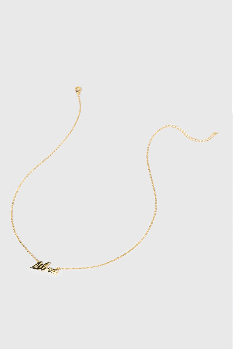 Zodiac Script Pendant