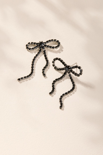 Darcy Cupchain Bow Drop Earrings