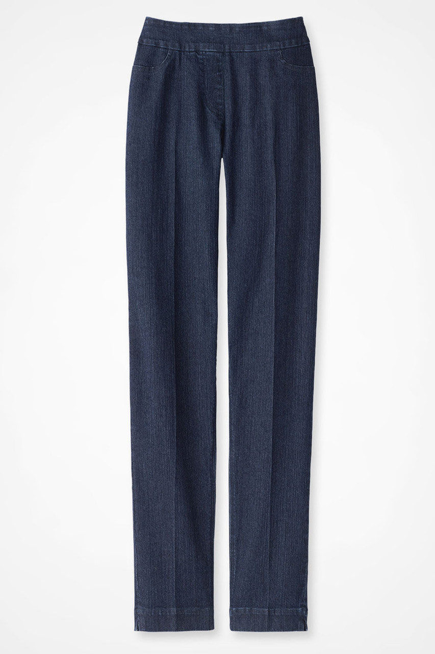 Pull-On Anywear ShapeMe Pants (dark indigo)
