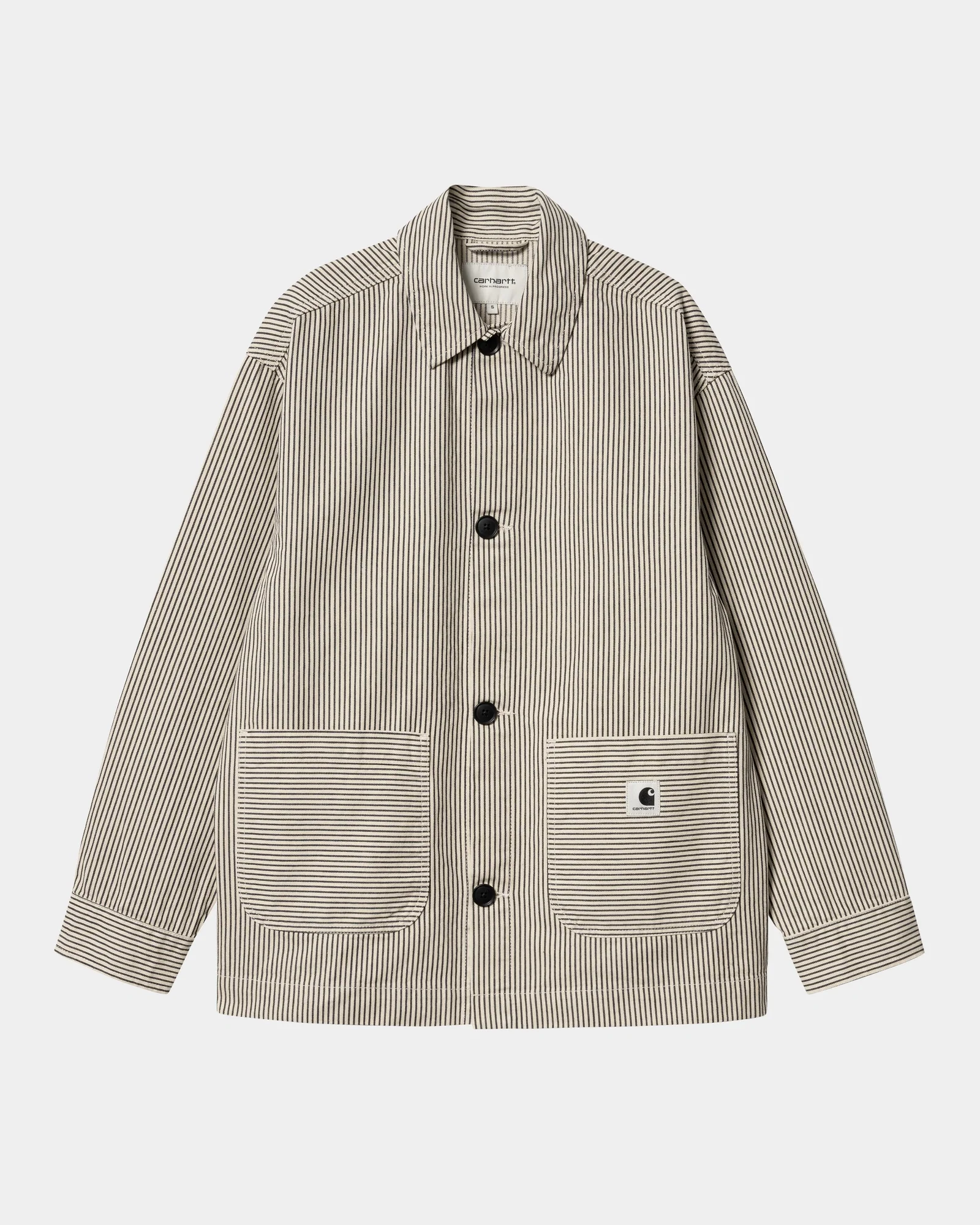 Final inventoryHaywood Stripe Coat | Wax / Black