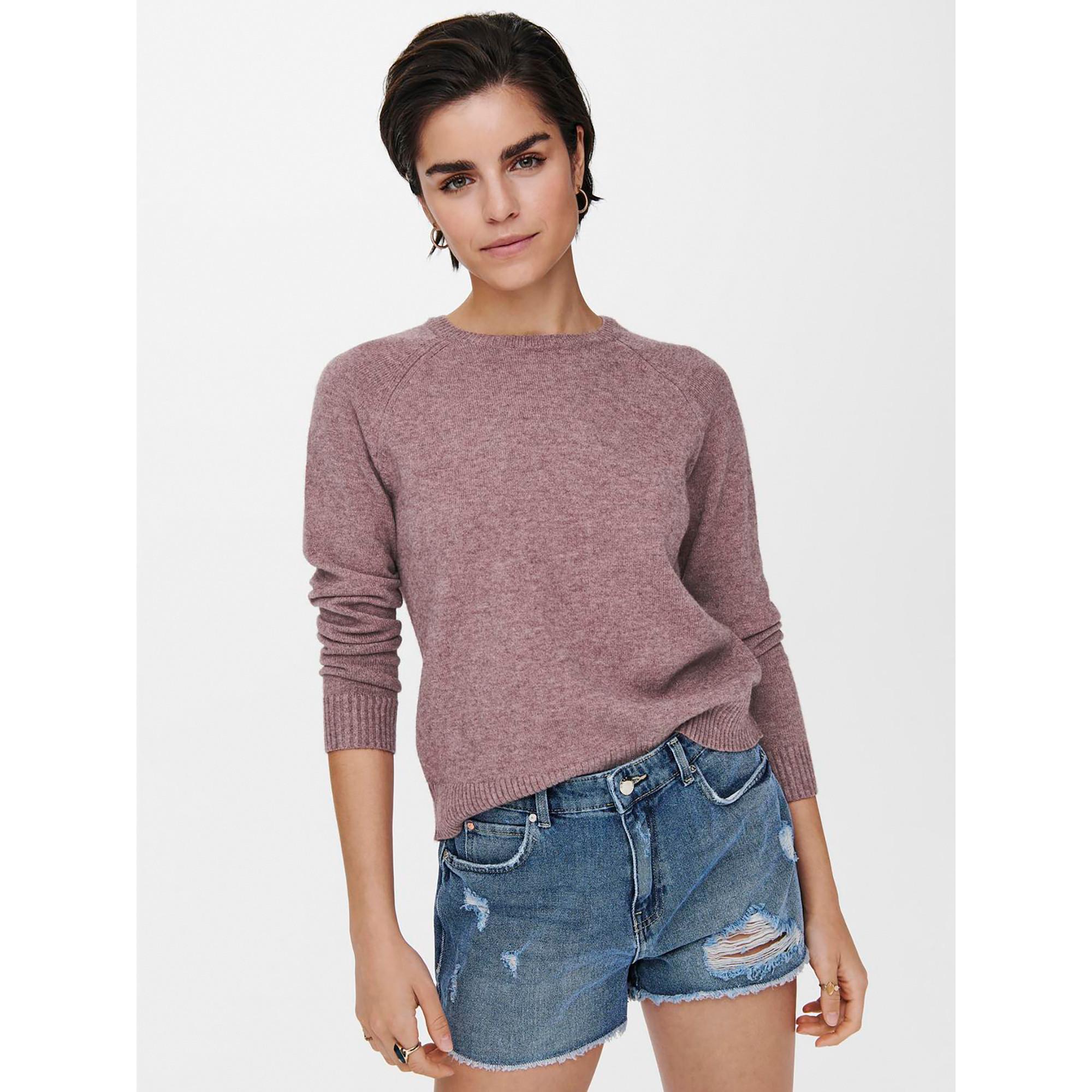 ONLY Pullover, Rundhals, langarm