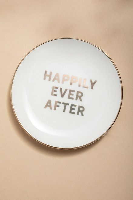 Happily Ever After Round Trinket Dish