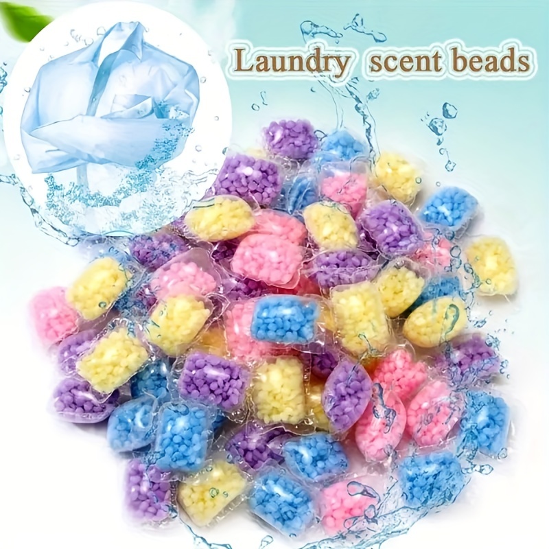 10/30/50pcs, Aromatic Pearls For Laundry, Clean Clothes Added Fresh, Flexible, Water Soluble Fragrance, Aromatherapy Explosive Fragrance, Fragrance Lasts 72 Hours, Laundry Gel Beads For Laundry, Household Cleaning Tools, Cleaning Supplies