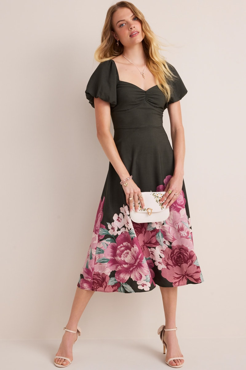 Dee Floral Midi Dress