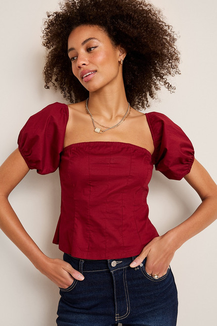 Laura Off the Shoulder Corset Top
