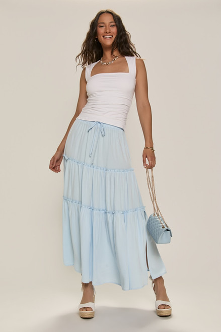Sofia Ruffle Tiered Maxi Skirt