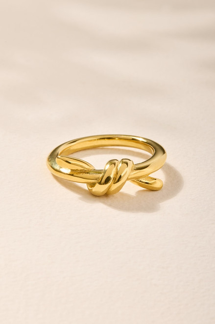 Mary Stainless Steel Knot Ring