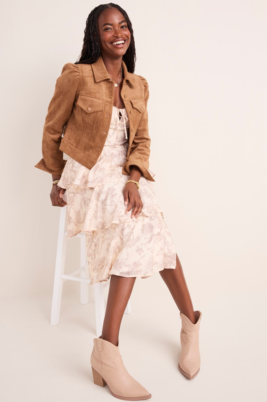 Beverly Faux Suede Jacket