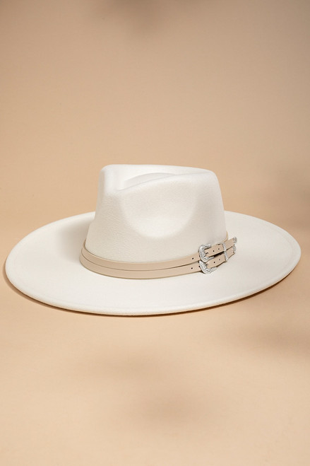Pam Double Buckle Panama Hat