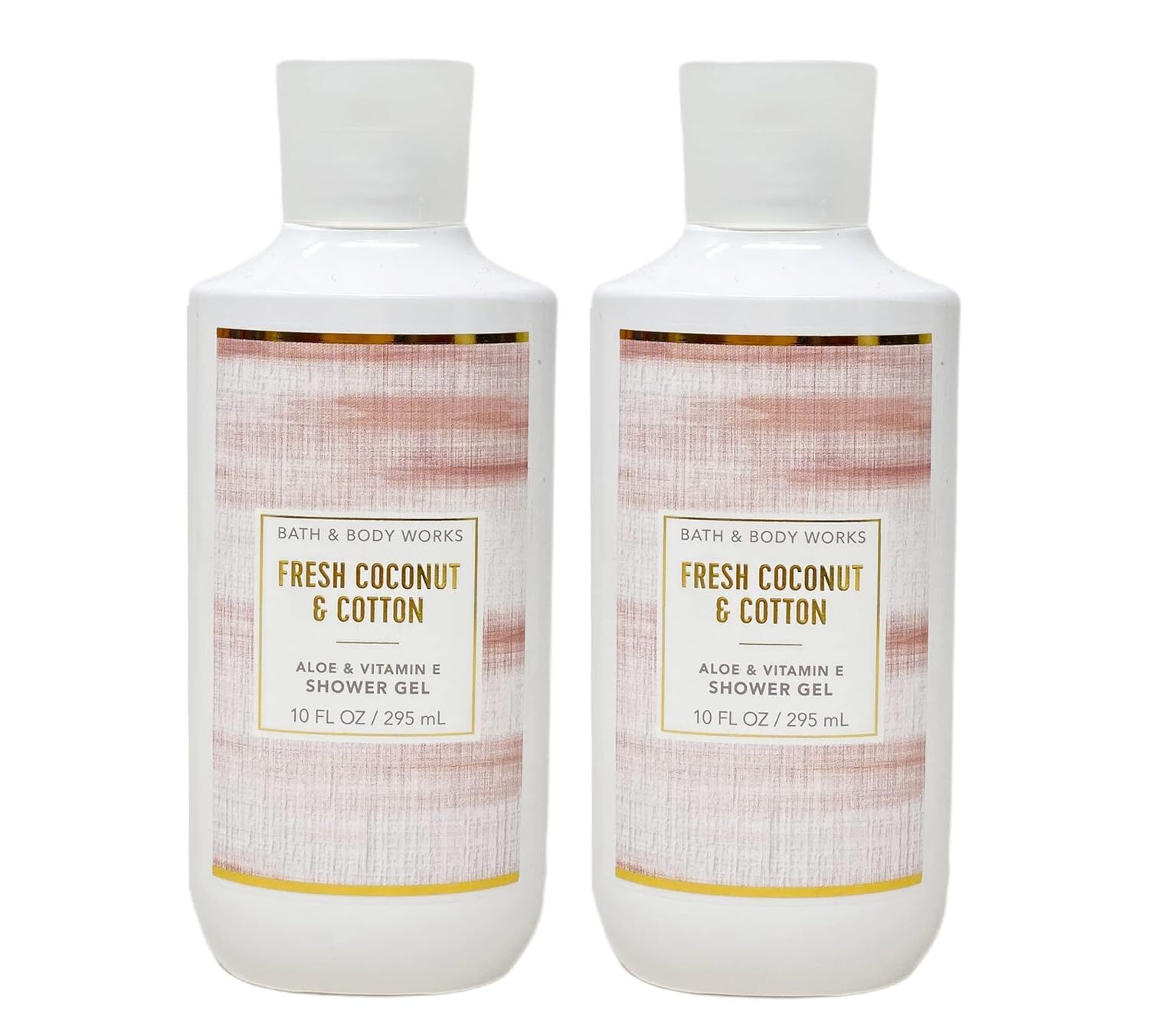 Bath & Body Works Fresh Coconut & Cotton Shower Gel Duo Set - Full Size