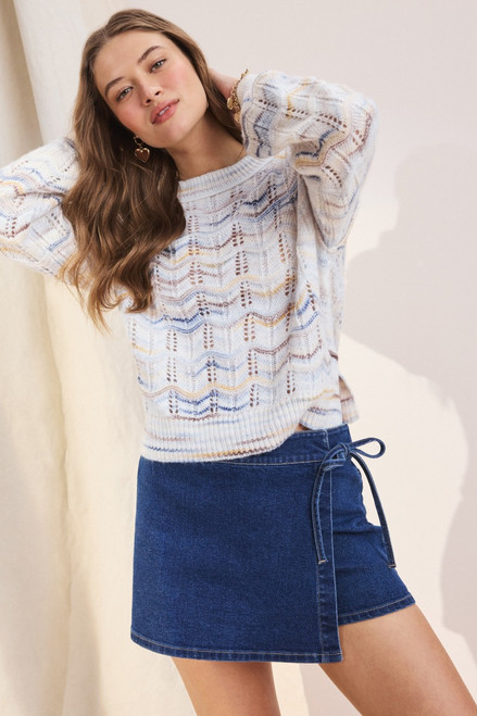 Paula Chevron Sweater