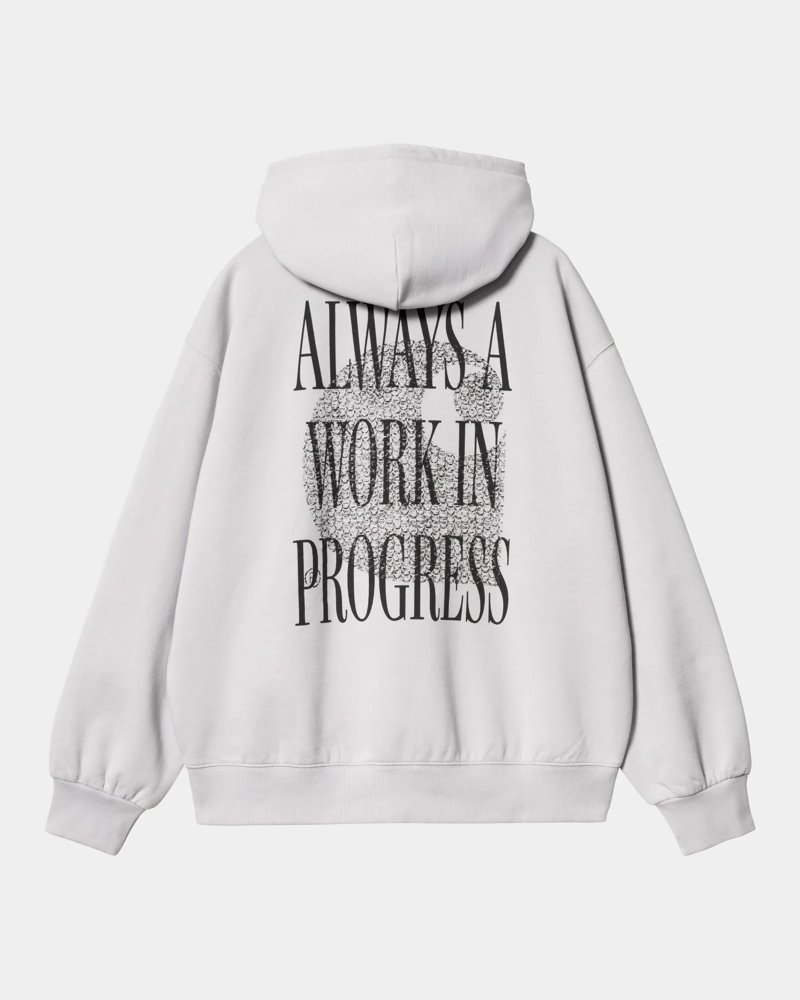 Final inventoryHooded Always a WIP Sweatshirt | Sonic Silver