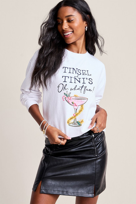 Olivia Faux Leather Mini Skirt